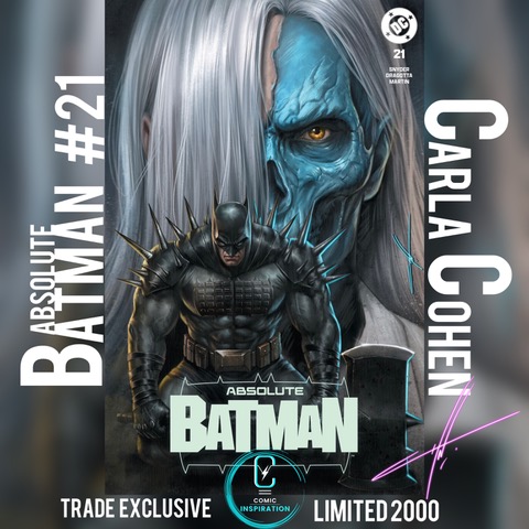 New exclusive added: Comic Inspiration — Absolute Batman #21 – Carla Cohen Trade Cover