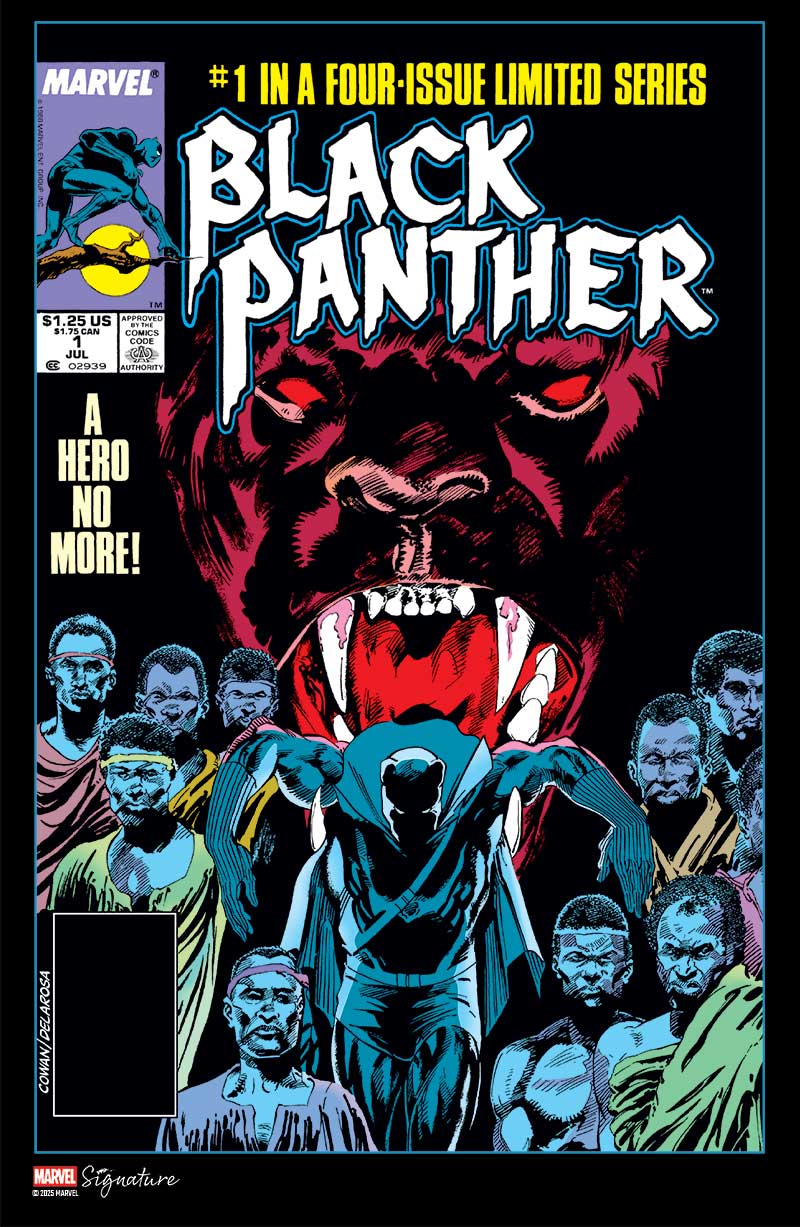 New exclusive added: Denys Cowan — Black Panther #1 Cover Print (Signed)