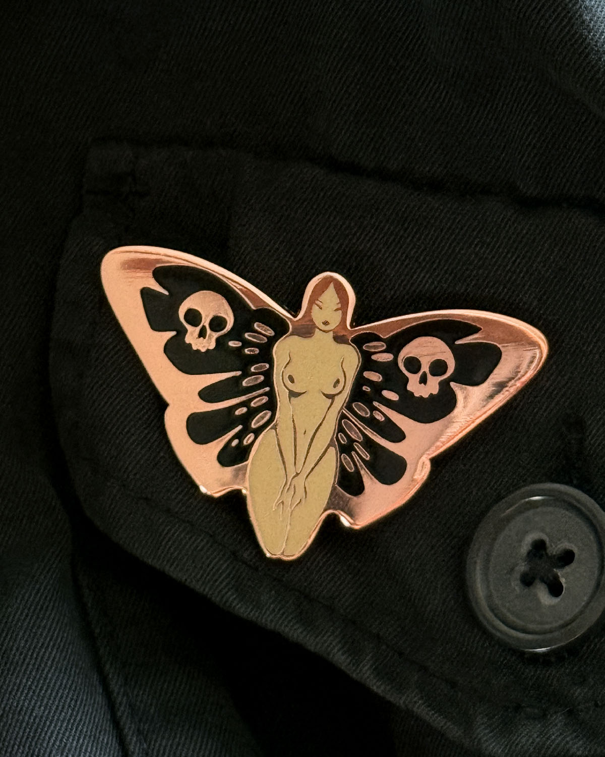 New exclusive added: Yesterdays — Butterfly Pin-up Pin