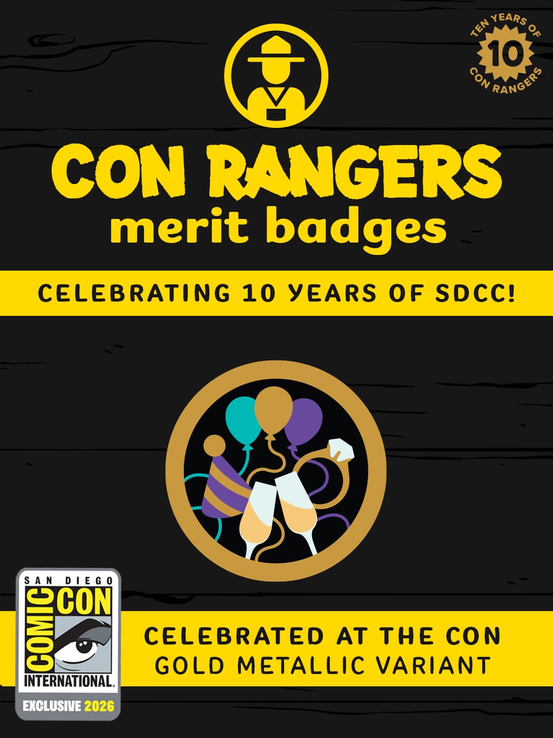 Pre-order or purchase link available: Con Rangers — Celebrated at the Con Patch