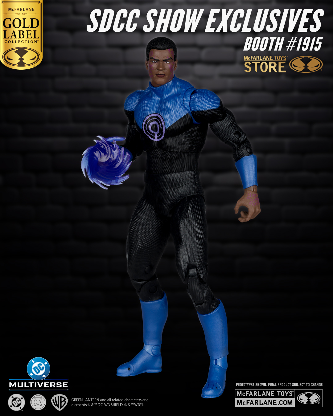 New exclusive added: McFarlane Toys — DC Multiverse John Stewart (Ultraviolet Lantern) Gold Label