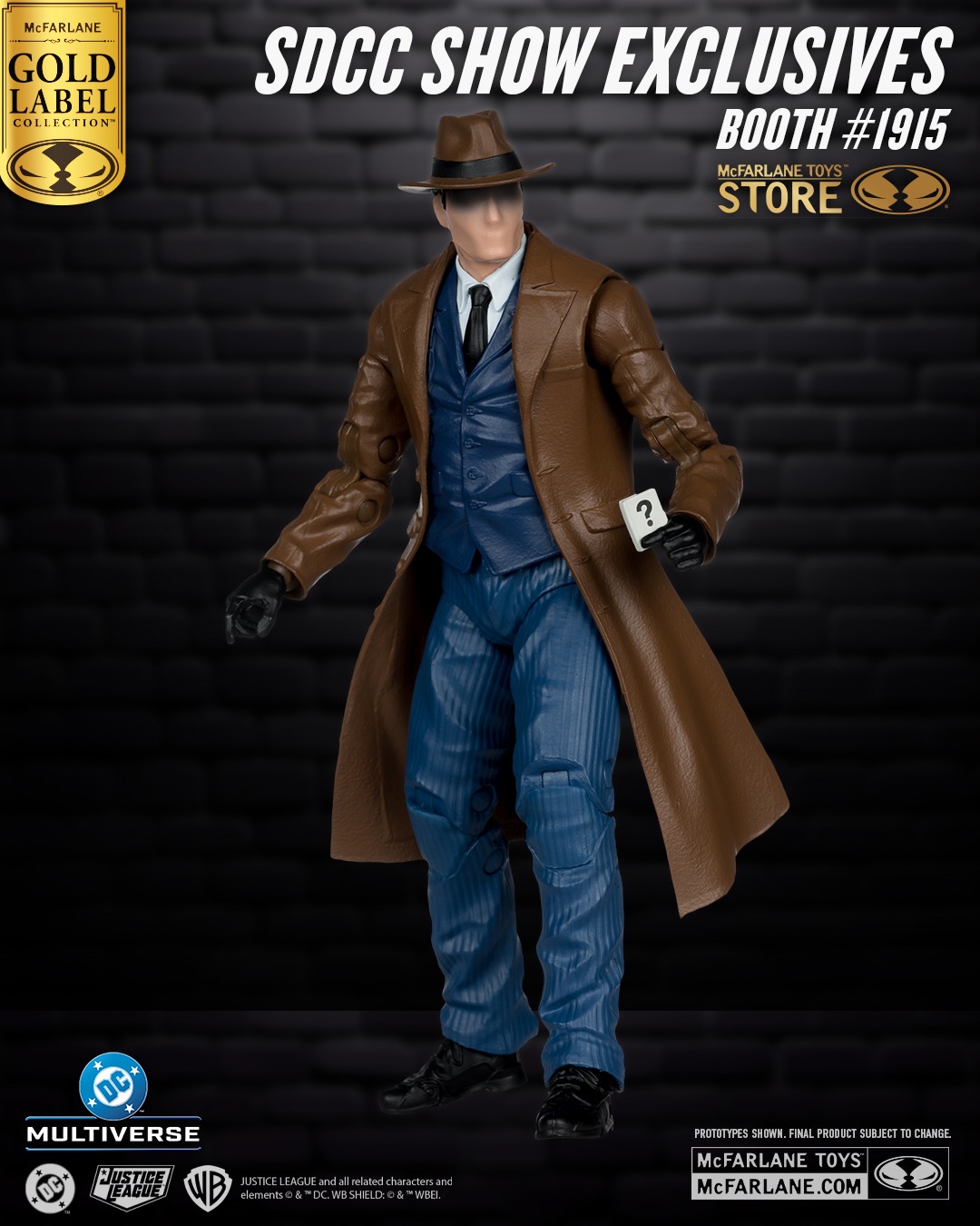 New exclusive added: McFarlane Toys — DC Multiverse The Question (DC Classic) Gold Label
