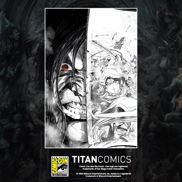 New exclusive added: Titan Entertainment — Diablo: Dawn of Hatred #1 SDCC Exclusive Dev Pramanik Inks with Trading Card