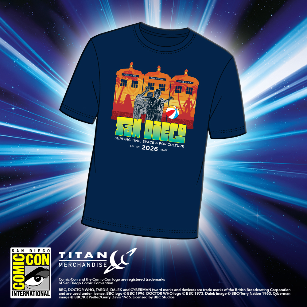 New exclusive added: Titan — Doctor Who: Weeping Angel San Diego Tour T-Shirt