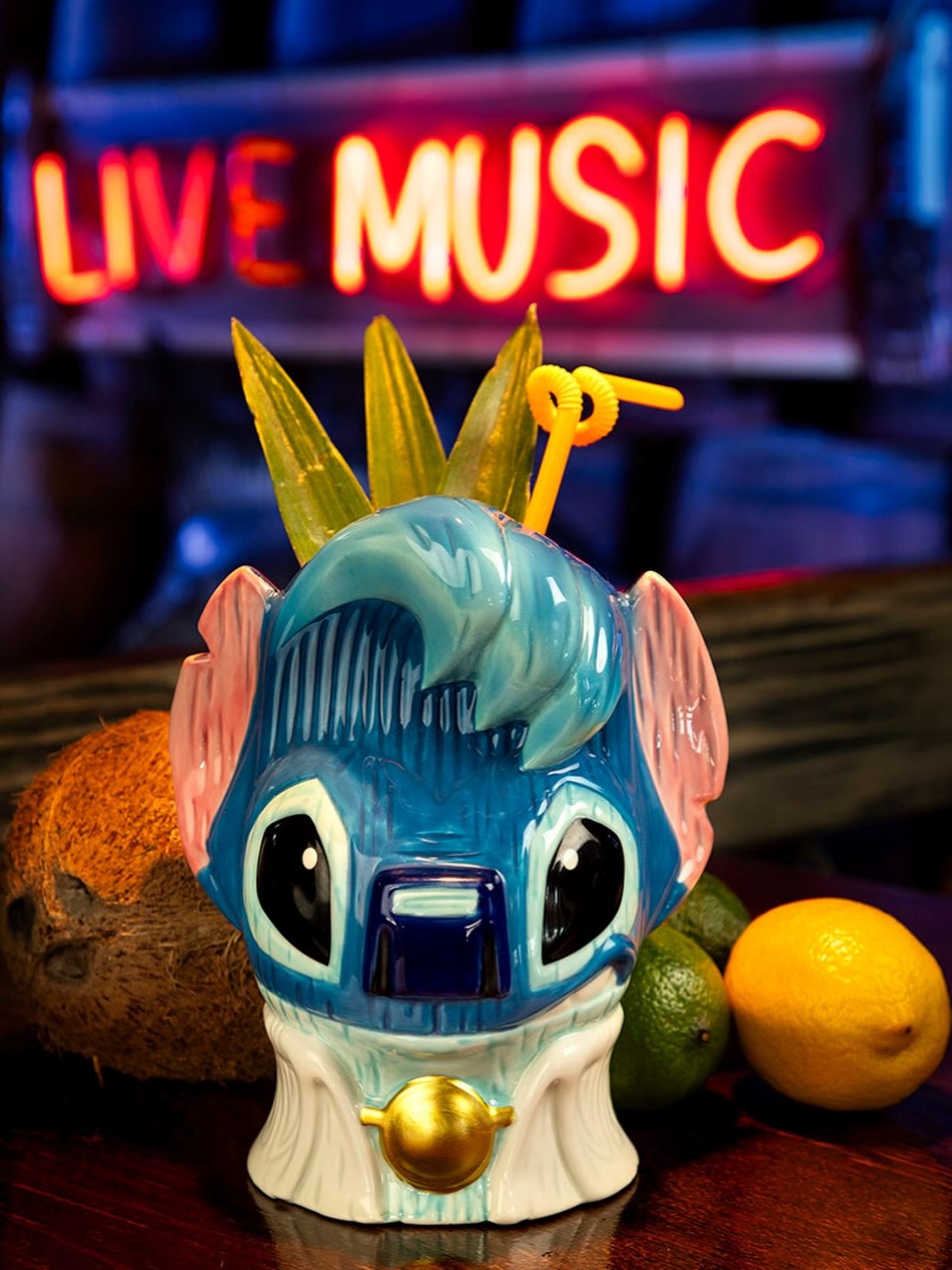 Pre-order or purchase link available: Beeline Creative — Elvis Stitch Special Edition Tiki Mug