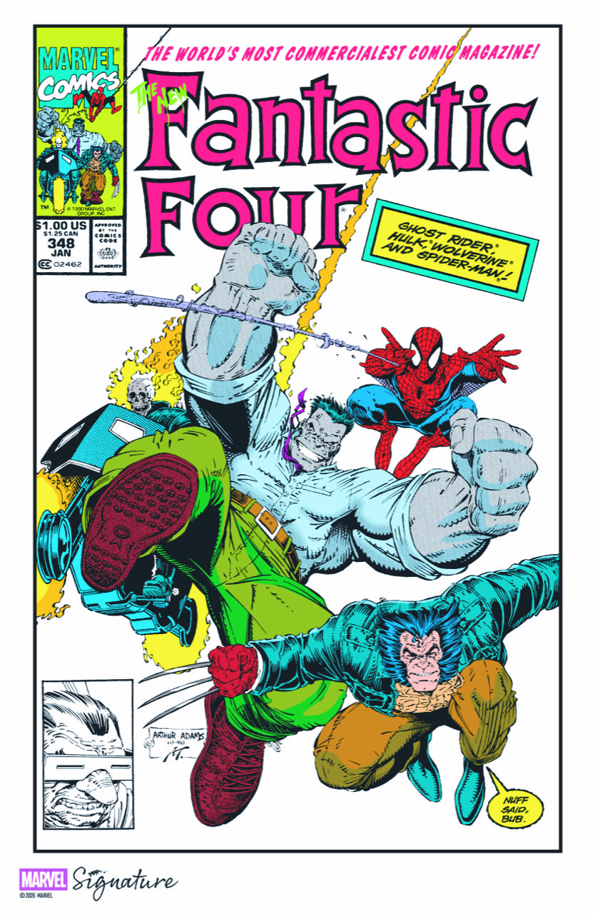 New exclusive added: Arthur Adams — Fantastic Four #348 Signed Print (11x17)