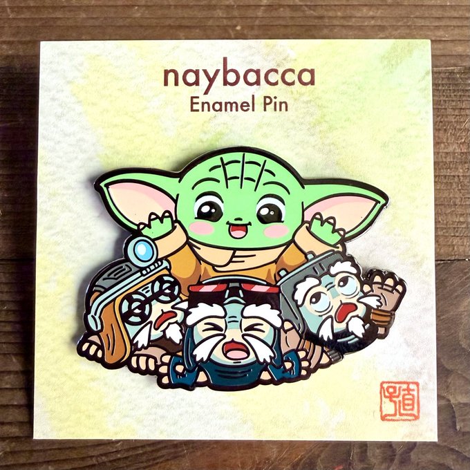 New exclusive added: Naoko Mullally — Grogu and Anzellan Crew Hard Enamel Pin