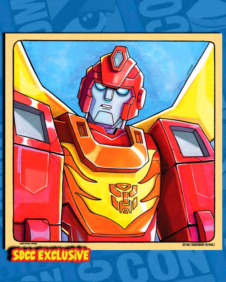 New exclusive added: Chris Uminga — Hot Rod Transformers print