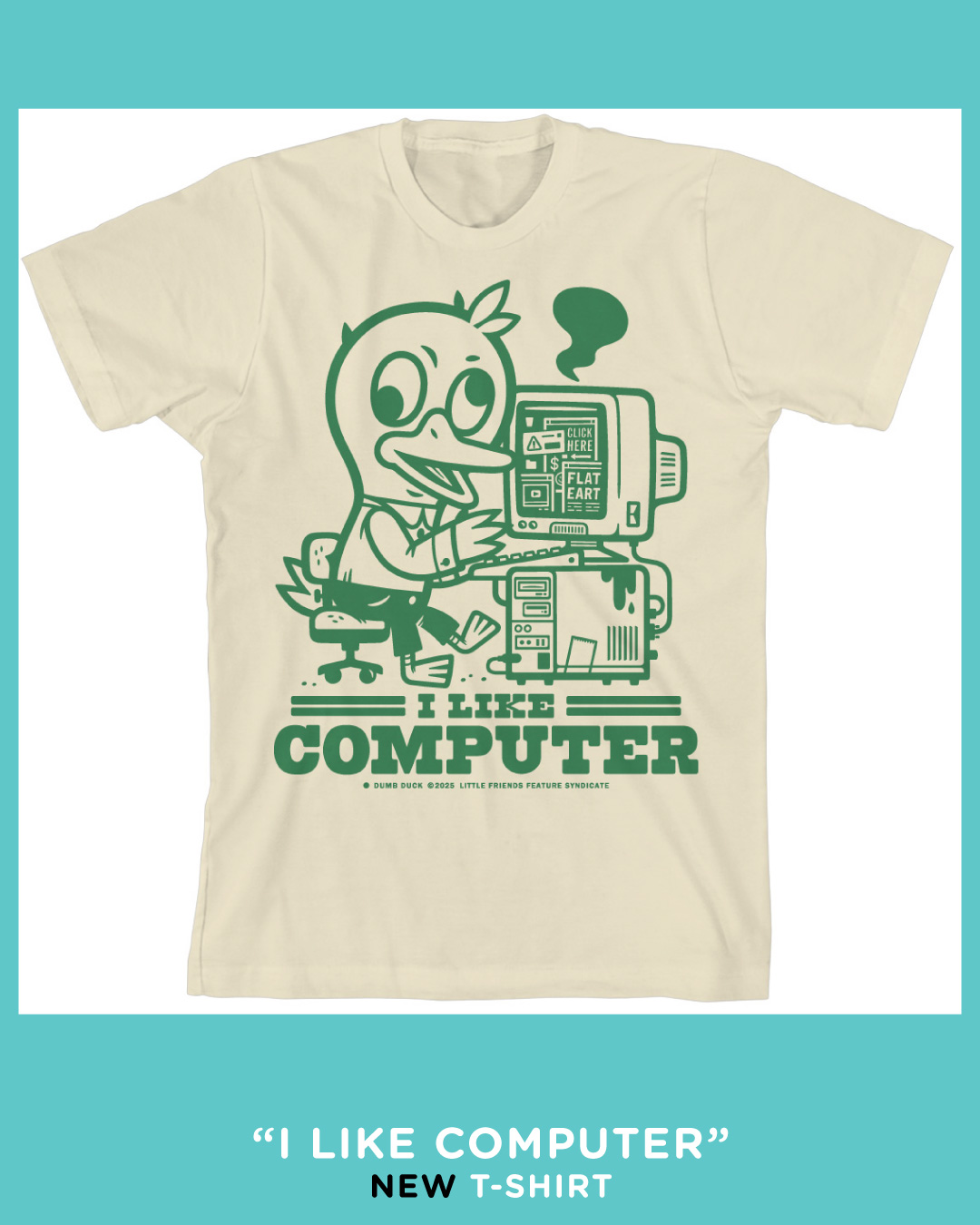 New exclusive added: Little Friends of Printmaking — I Like Computer T-shirt