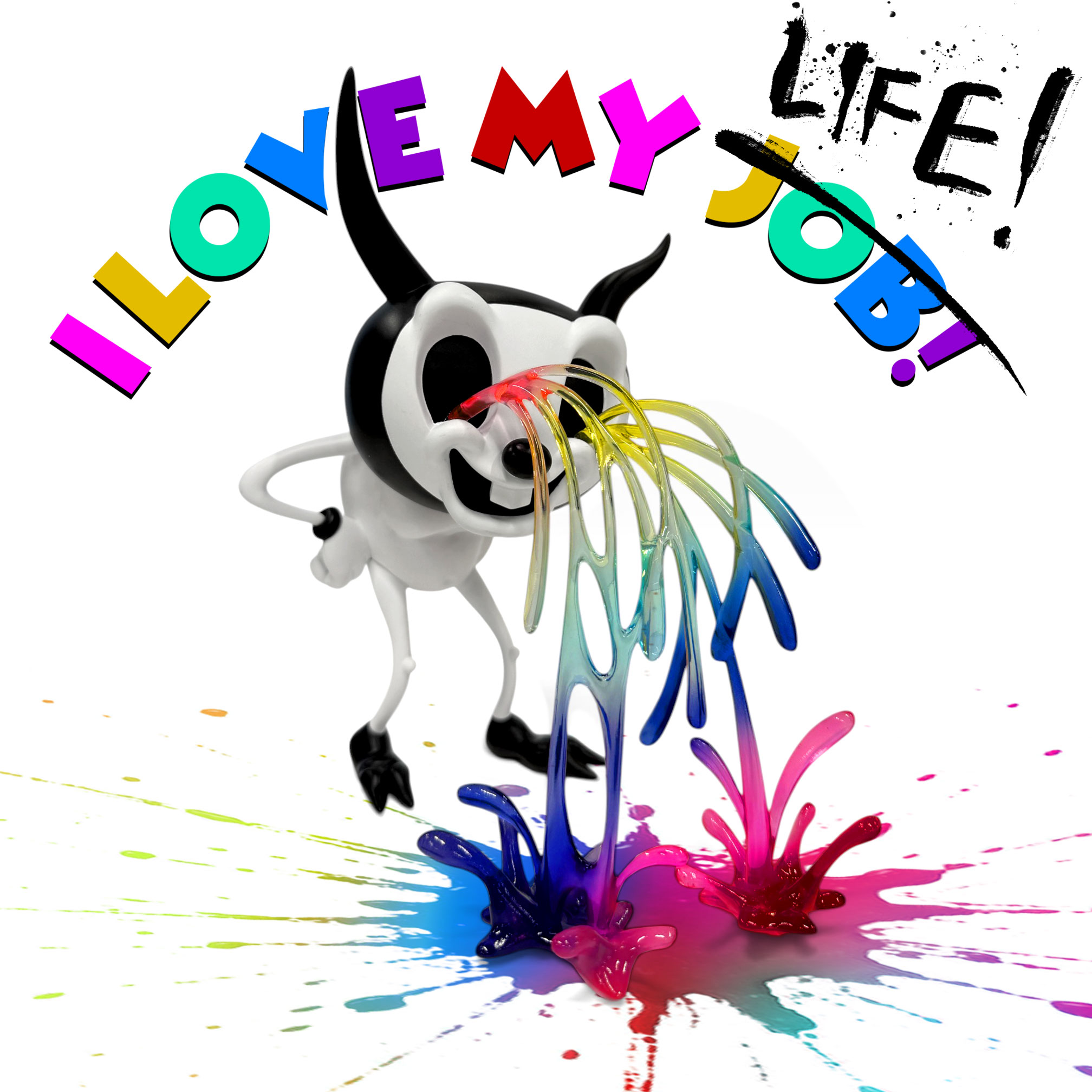 New exclusive added: Alex Pardee — I LOVE MY LIFE Vinyl Figure