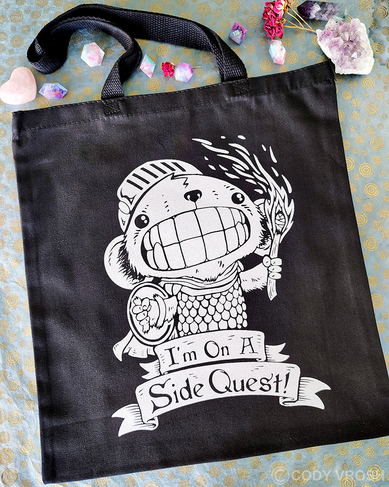 New exclusive added: Cody Vrosh — I’m On A Side Quest Tote