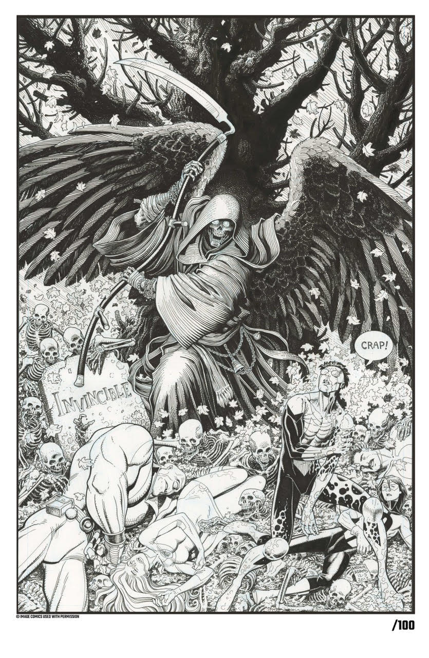 New exclusive added: Arthur Adams — Invincible Print (Signed & Numbered)
