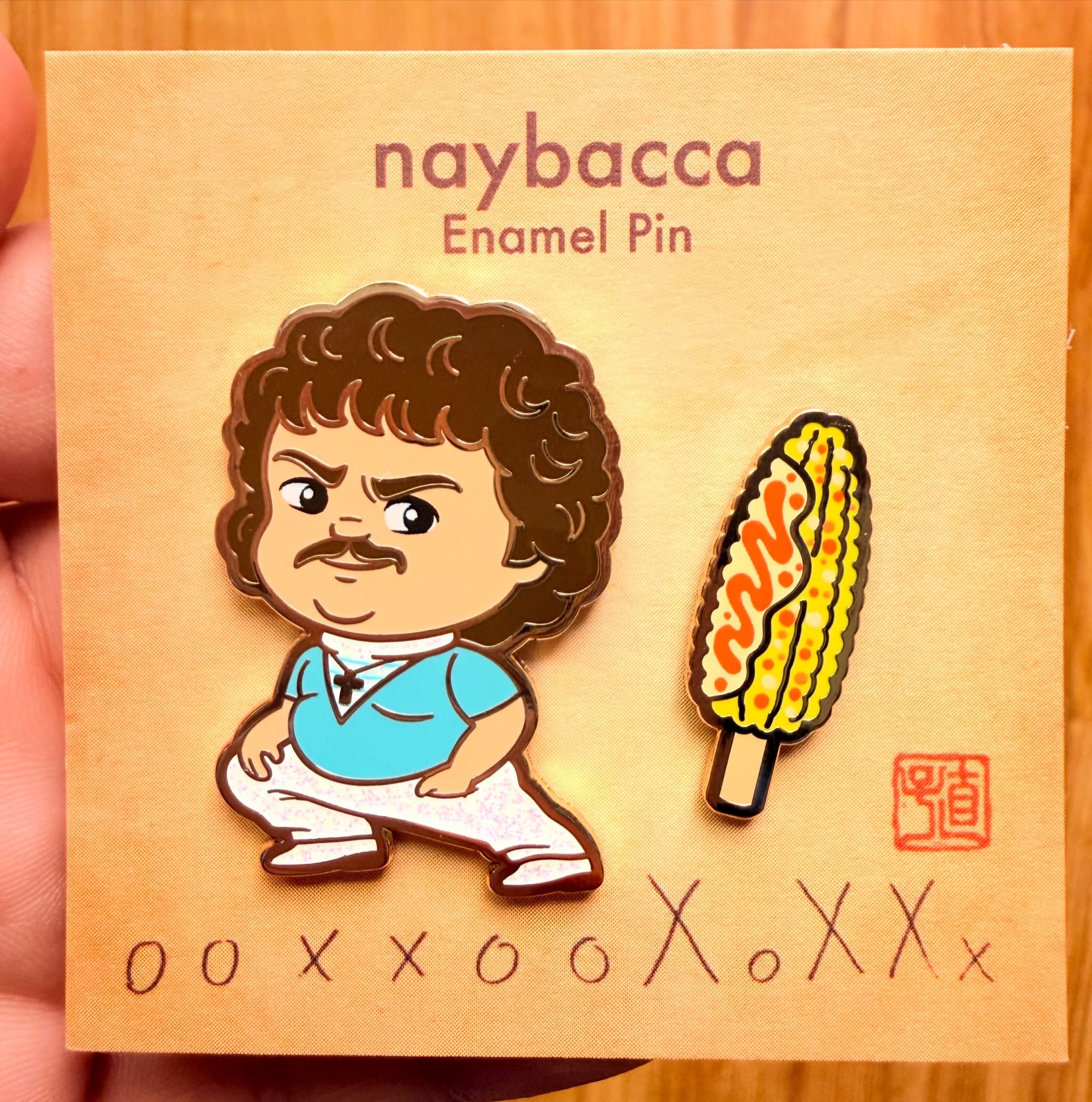 New exclusive added: Naoko Mullally — Nacho Libre SDCC Exclusive Pin Set