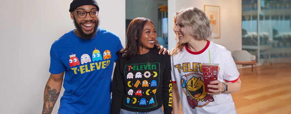 New exclusive added: Blink-182 x PAC-MAN — PAC-MAN x 7-Eleven T-shirt