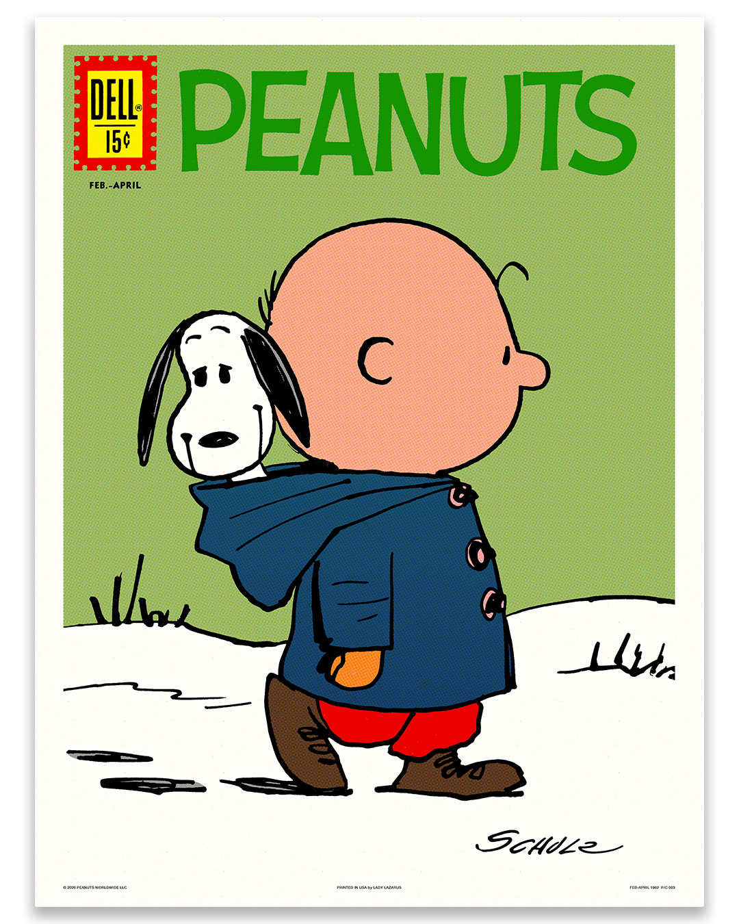 New exclusive added: Charles Schultz — Parka – Peanuts Issue 12, February 1962