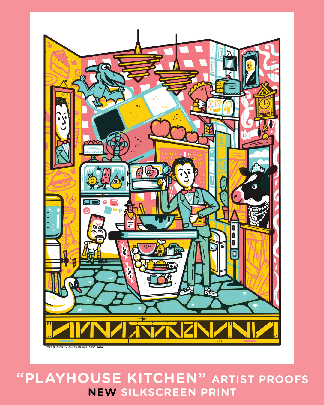 New exclusive added: Little Friends of Printmaking — Peewee's Playhouse Kitchen