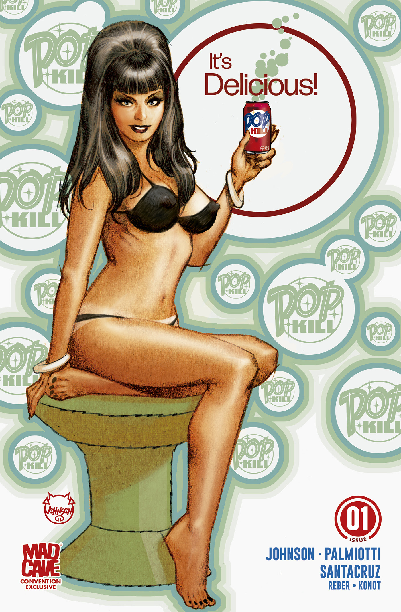 New exclusive added: Mad Cave Studios — Pop Kill #1 “Naughty” Black Bag Variant