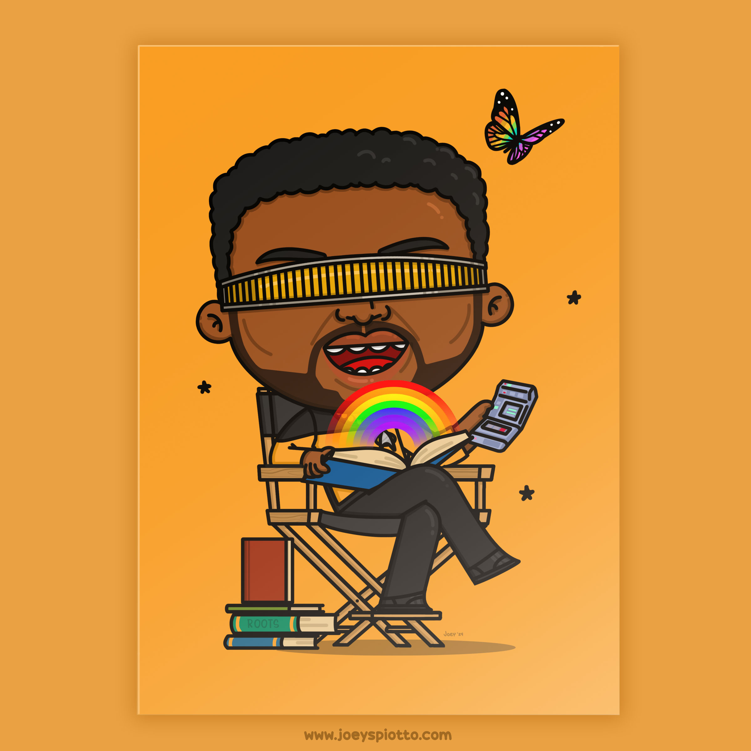 New exclusive added: Joey Spiotto — Postcard of LeVar Burton