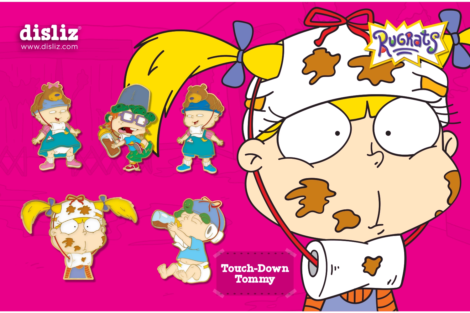 New exclusive added: Disliz — Rugrats 'Touch-Down Tommy' Pin Set