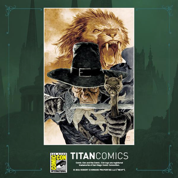 New exclusive added: Titan Entertainment — Solomon Kane: The Lion Errant #1 - SDCC Exclusive JH Williams III Virgin Foil