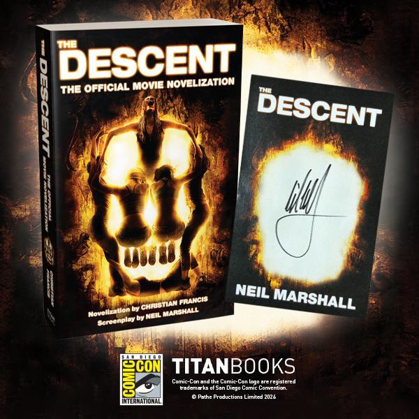 New exclusive added: Titan — The Descent: The Official Movie Novelization Signed by Neil Marshall