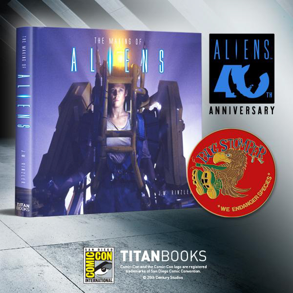 New exclusive added: Titan — The Making of Aliens (with SDCC Exclusive Bugstomper Enamel Pin)