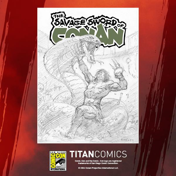 New exclusive added: Titan Entertainment — The Savage Sword of Conan #15 SDCC Exclusive Alex Horley Inks Cardstock