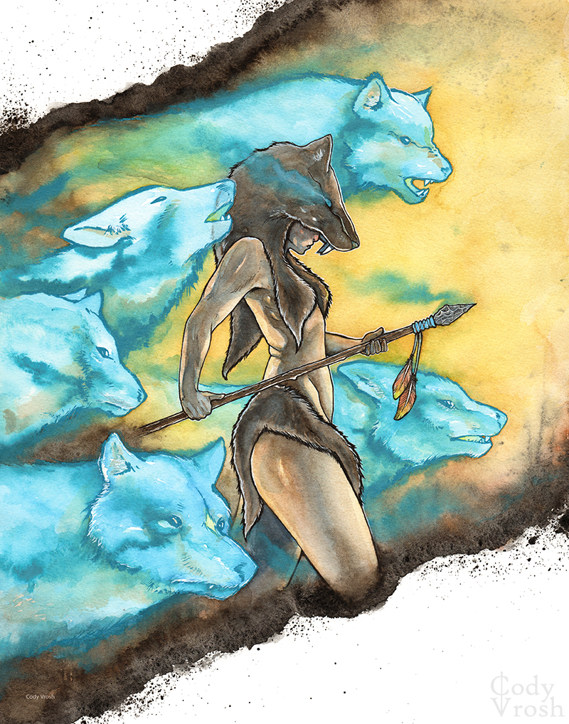 New exclusive added: Cody Vrosh — The Wolves of Memory Art Print