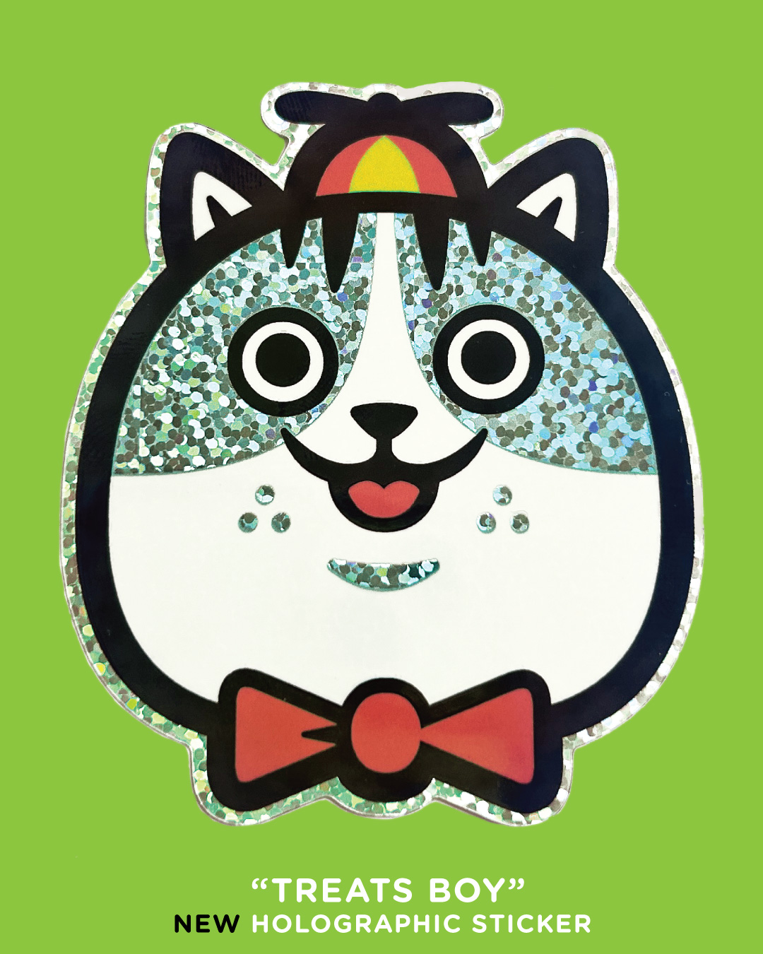 New exclusive added: Little Friends of Printmaking — Treats Boy sticker