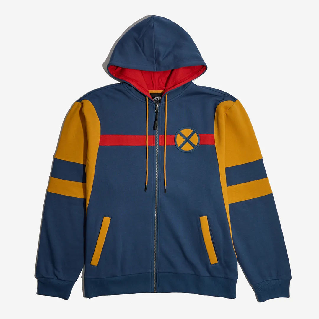 New exclusive added: Heroes & Villains — X-Men Color Block Zip-Up Hoodie