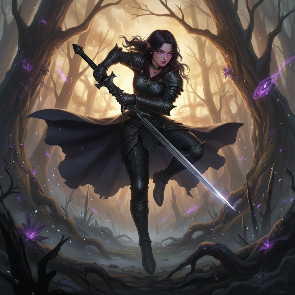 aria nightshade — Fusion Art
