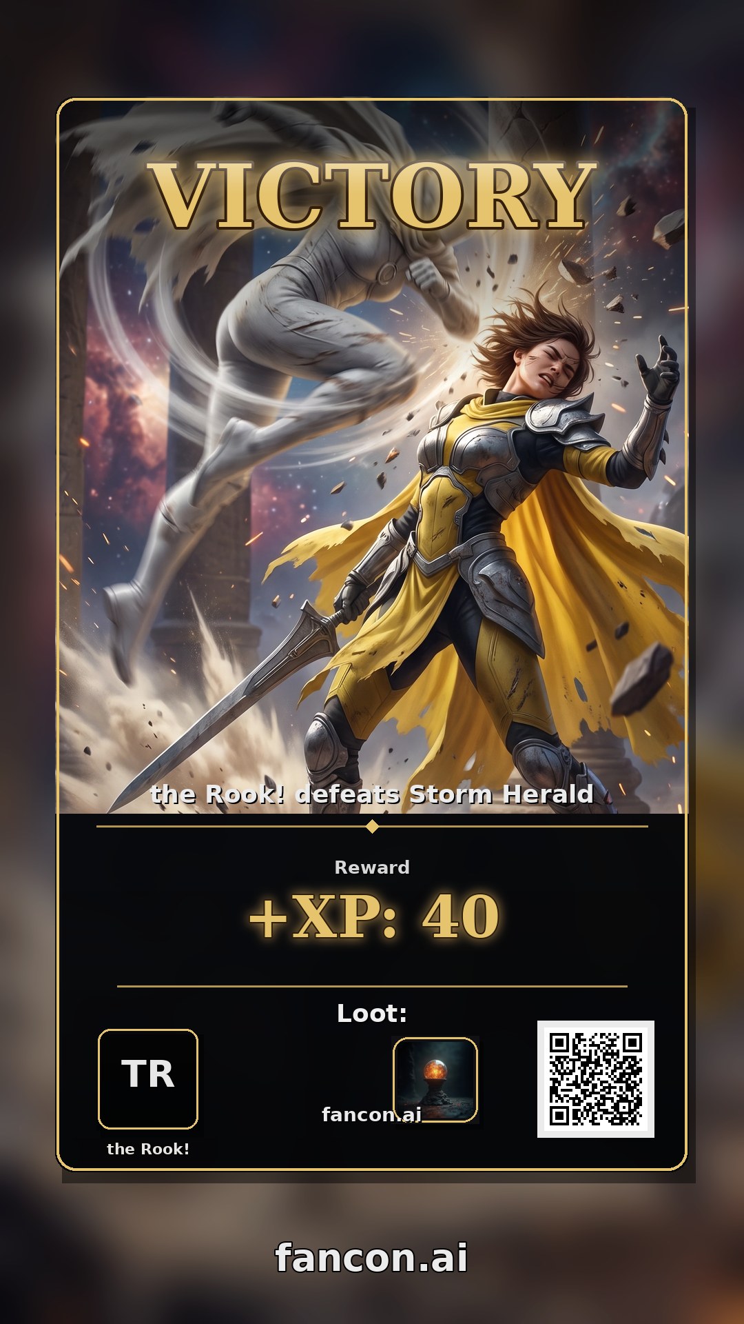 The Rook! defeats Storm Herald