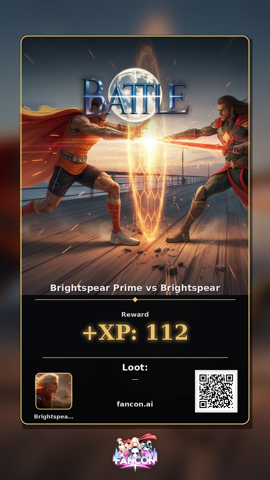 Defeat vs brightspear