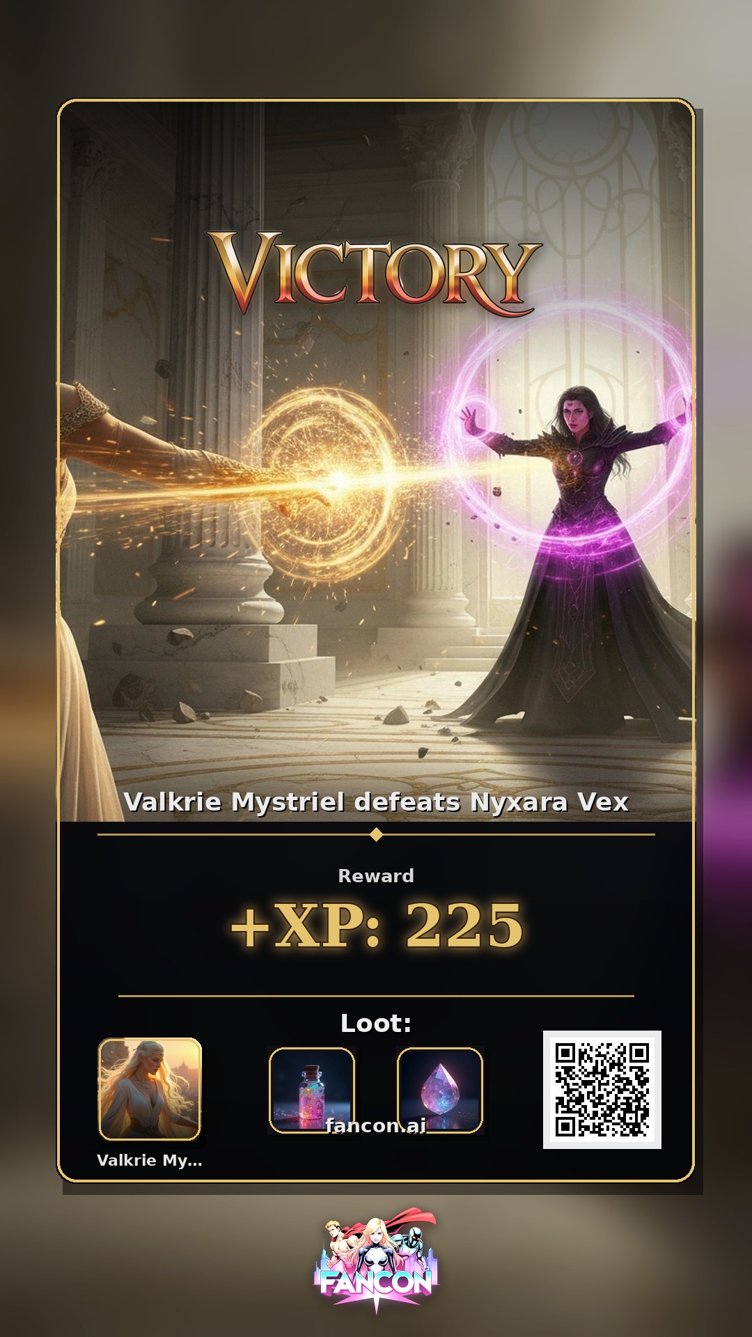 Victory vs nyxara vex