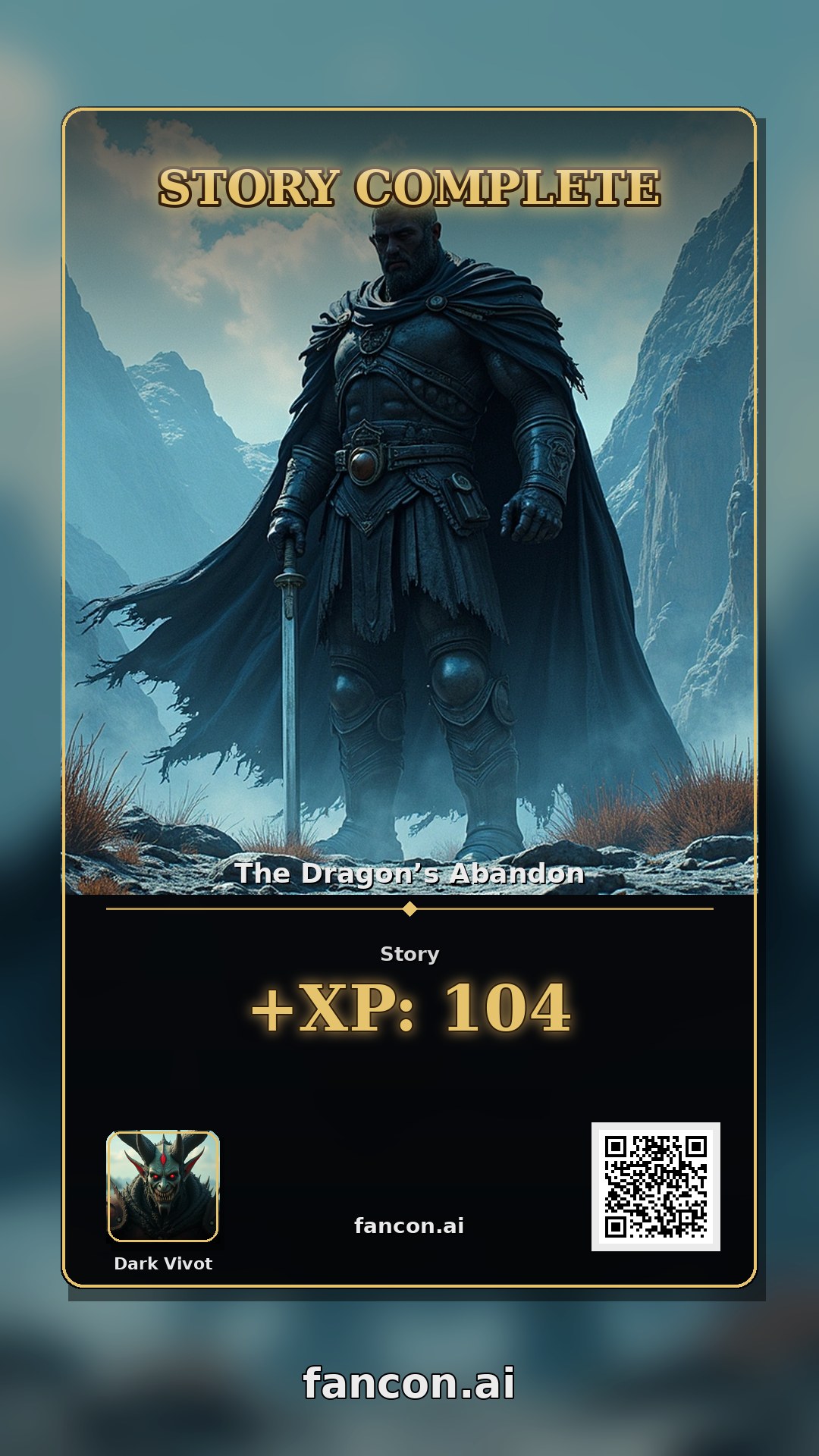 dark vivot completed The Dragon’s Abandon