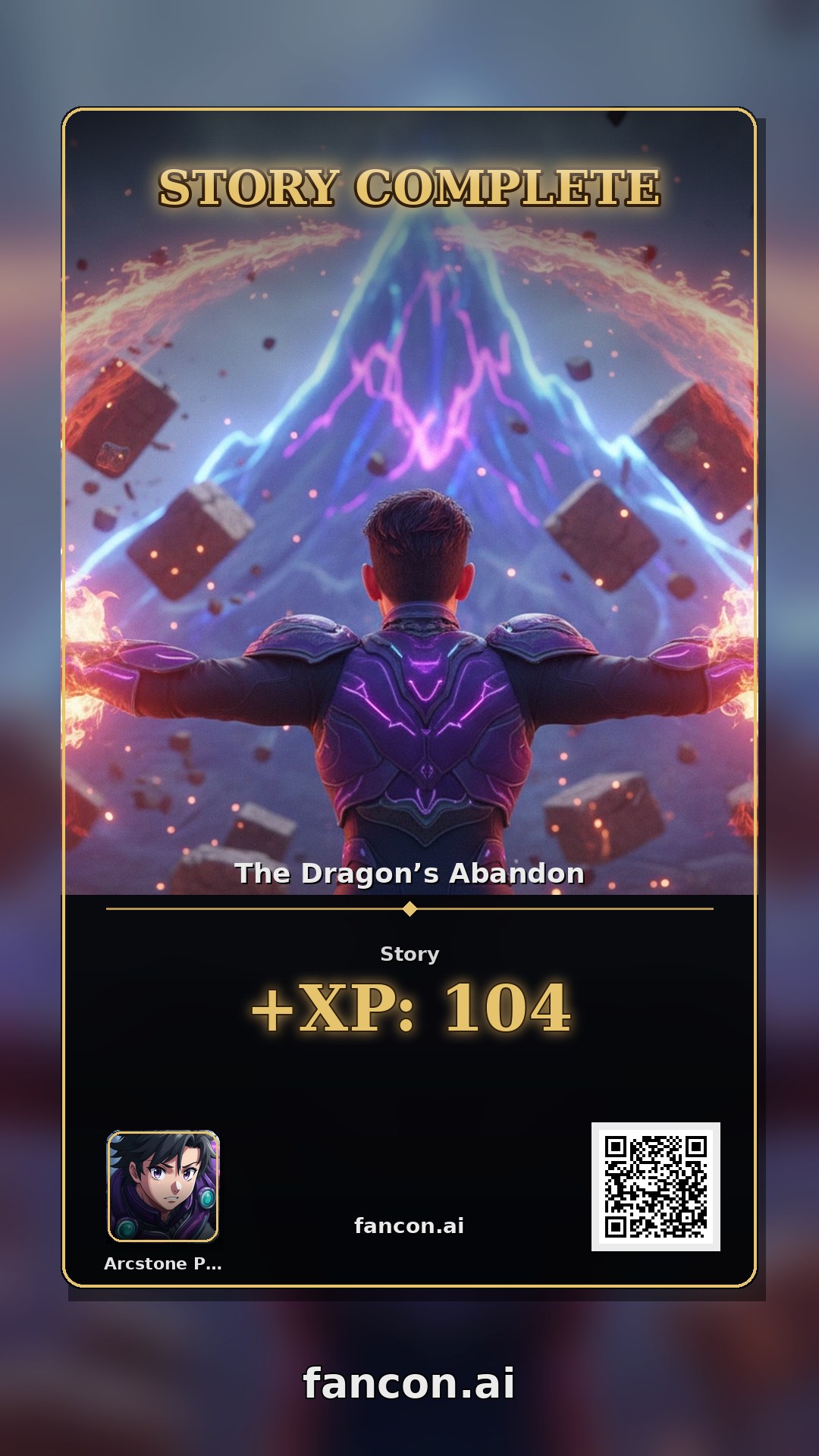 arcstone paladin completed The Dragon’s Abandon