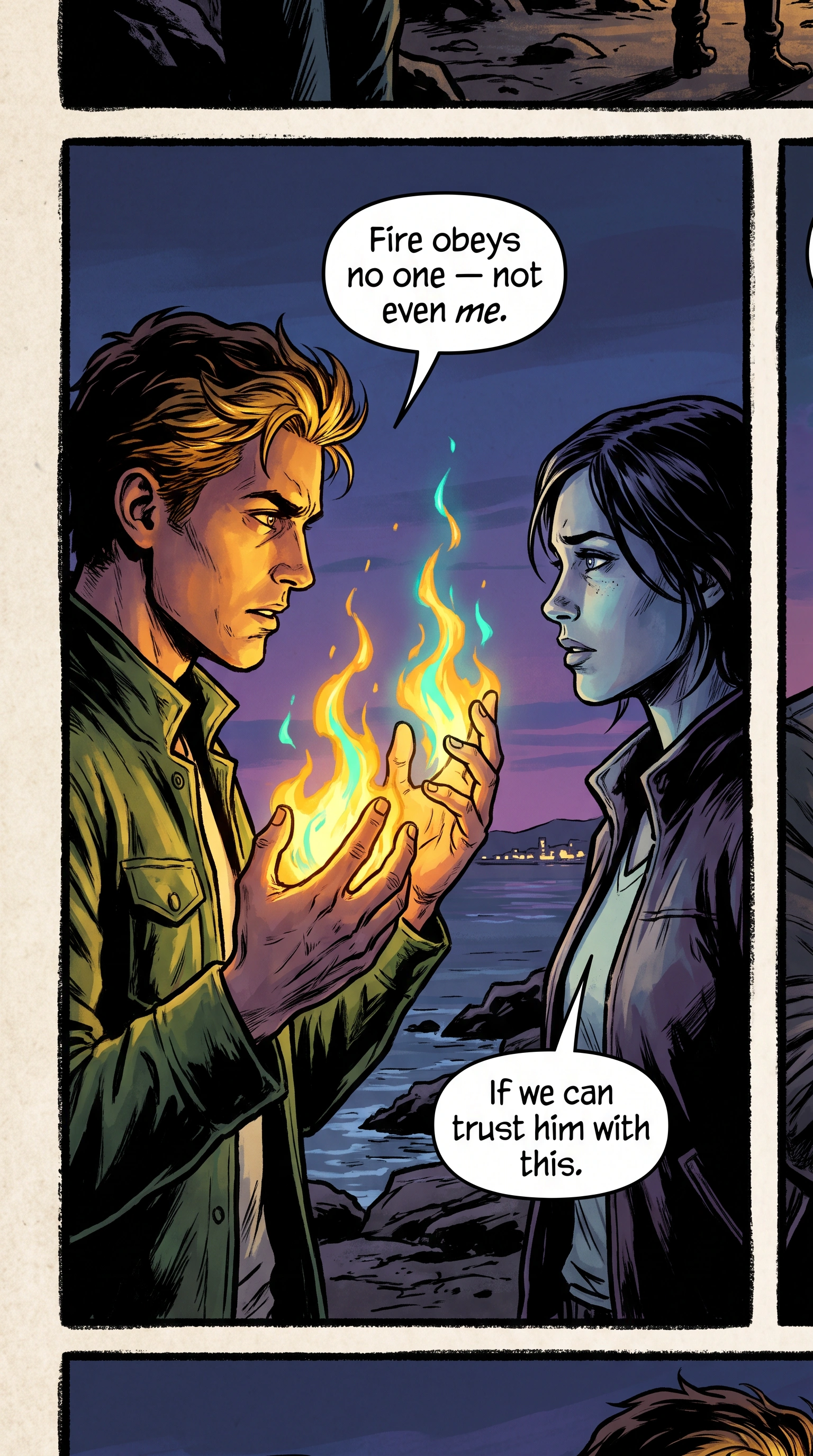 Ep. 2 — Hands in the Embers — panel 13